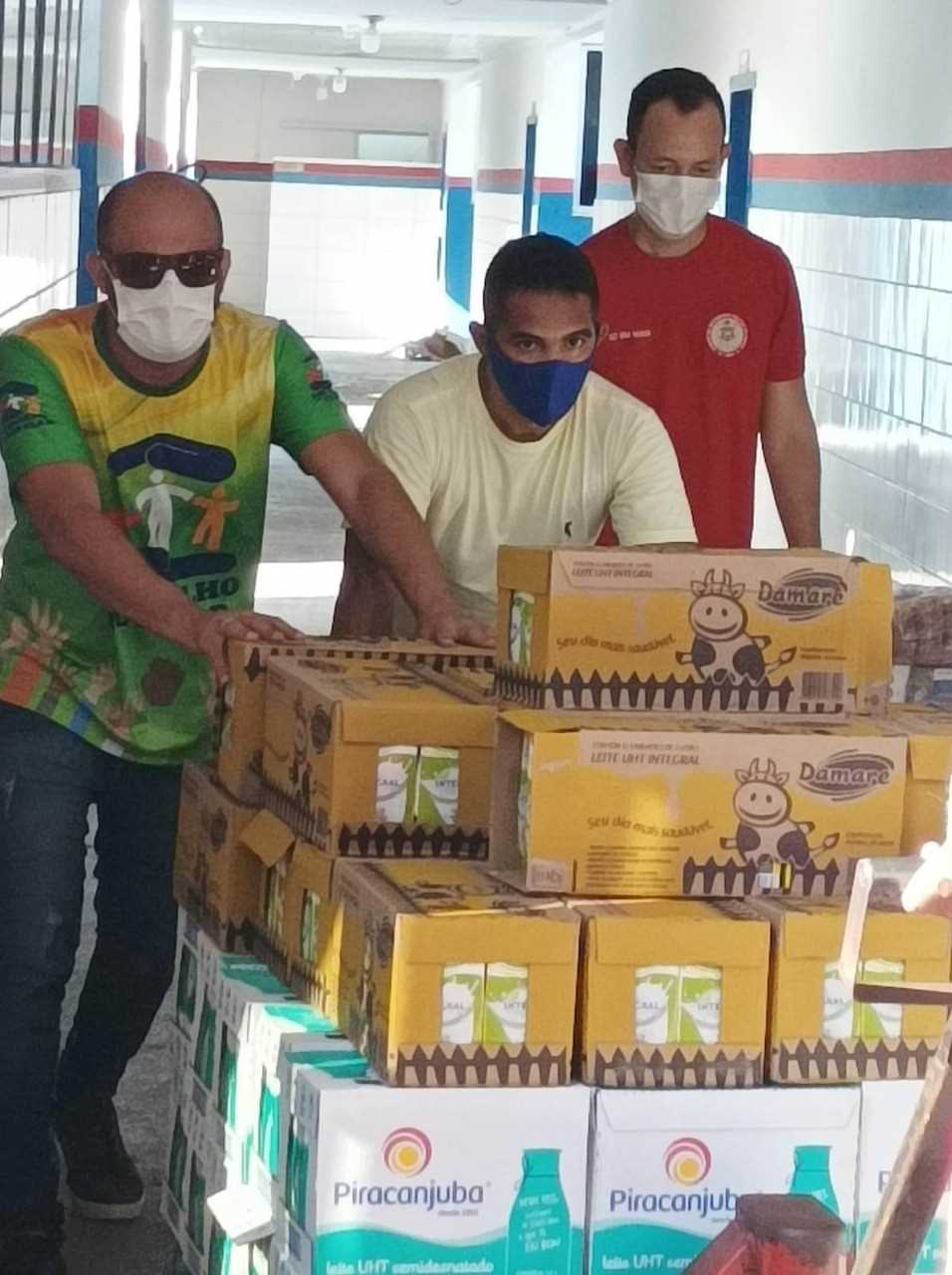 Secretaria de Assistência Social recebe mais doações do Corpo de Bombeiros